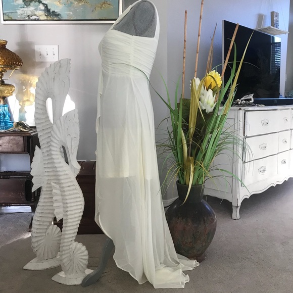 🌺Chiffon One Shoulder Dress🌺. Little bride to be - Picture 6 of 7